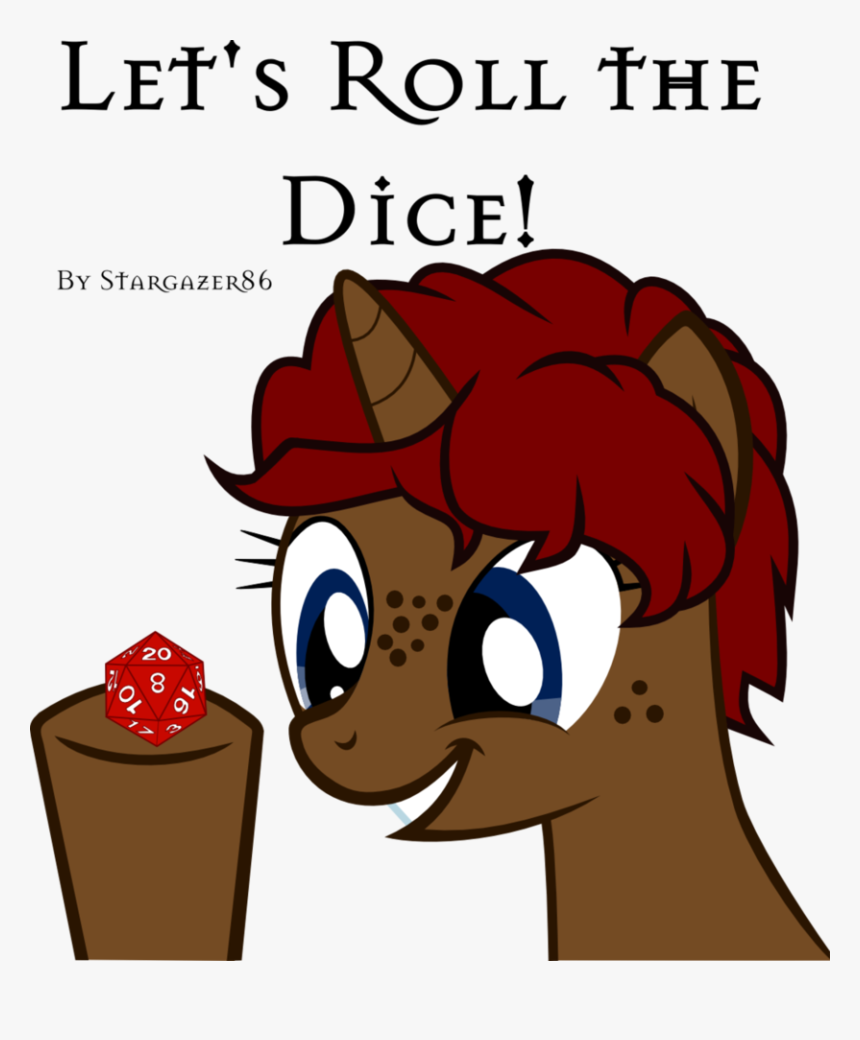 Let"s Roll The Dice By Twilightagape - Cartoon, HD Png Download, Free Download