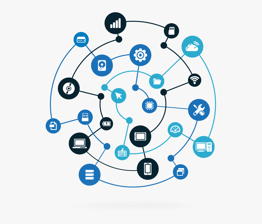 Img Vector Support - Internet Of Things Icon, HD Png Download, Free Download