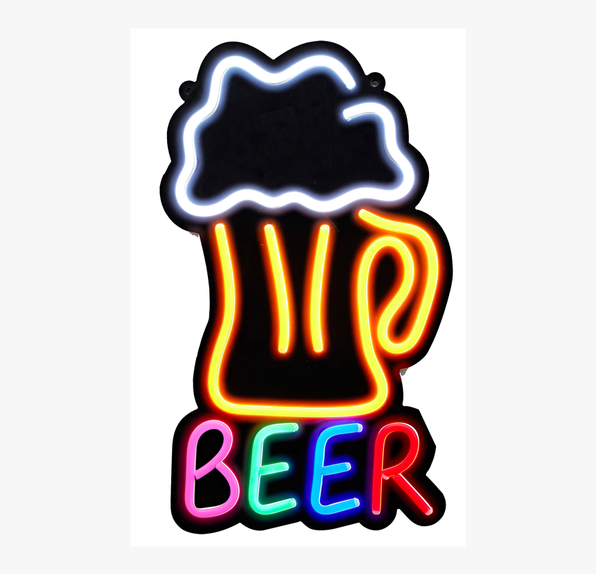 Neon Beer Sign Png, Transparent Png, Free Download