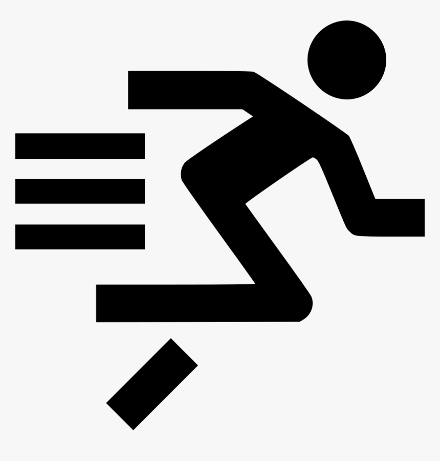 Rubbing Run Sports Cross Country Athletics Sprint - Sprint, HD Png Download, Free Download