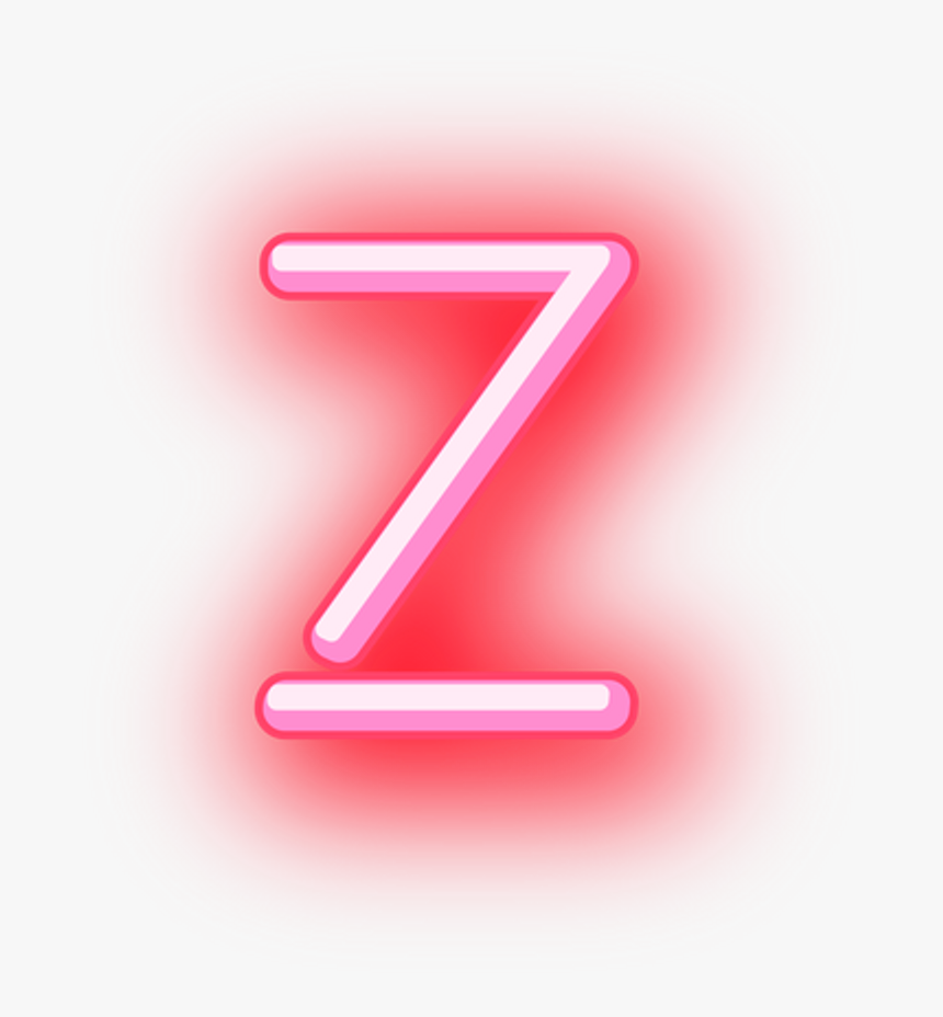 Z Letters Neon Glowing Words Ela Grammer Cool Grammer - Transparent Background Neon Letters Png, Png Download, Free Download