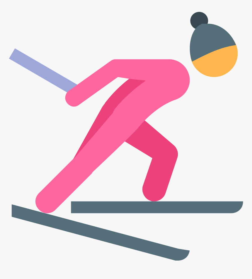 Cross Country Skiing Icon - Cross Country Skiing Png, Transparent Png, Free Download