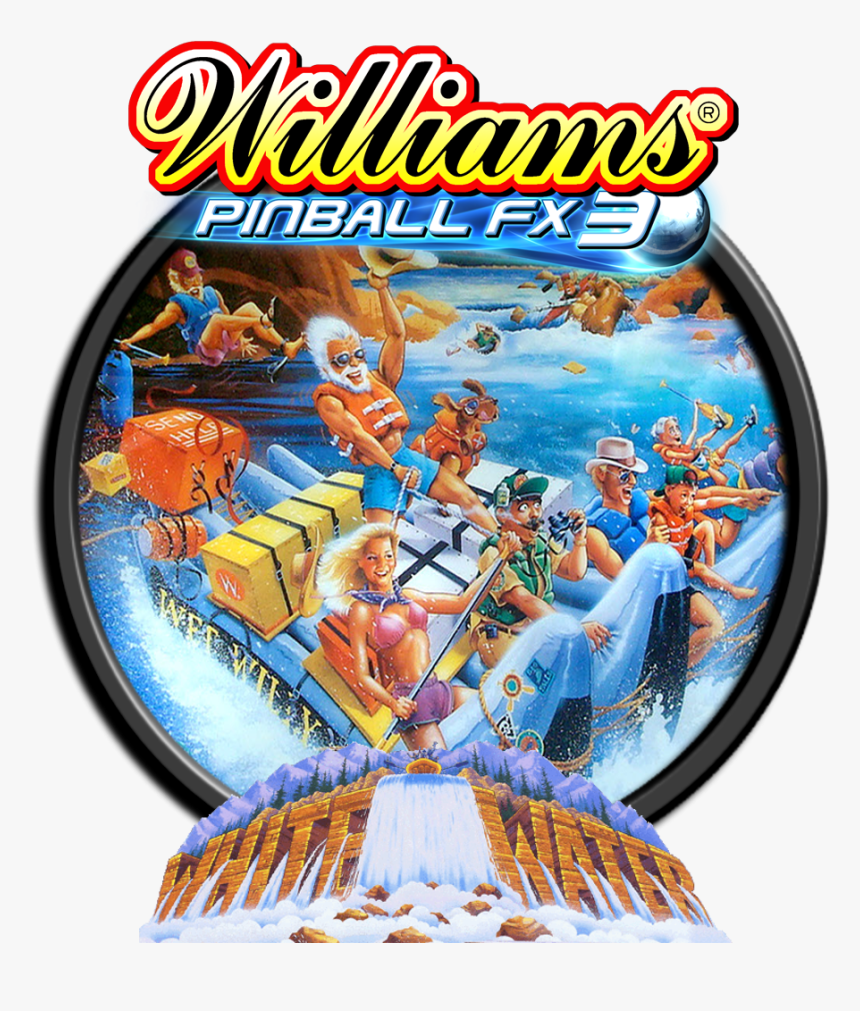 White Water Pinball Translite, HD Png Download, Free Download