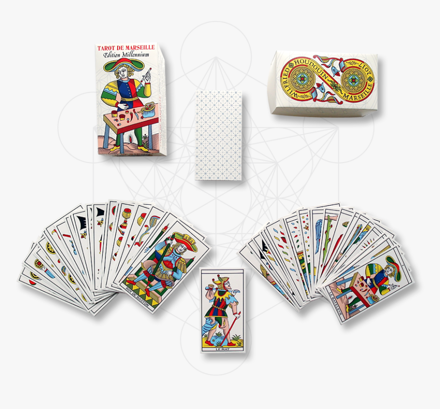 Tarot De Marseille Edition Millennium - Tarot 78 Cartes Design, HD Png Download, Free Download