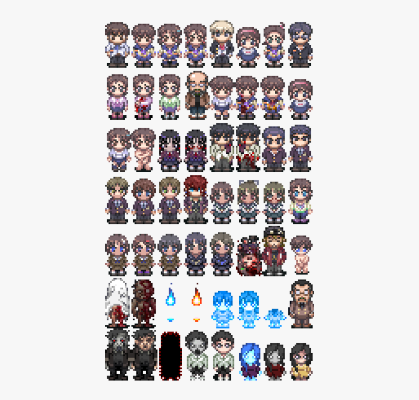Sprites - Corpse Party Pixel Art, HD Png Download, Free Download