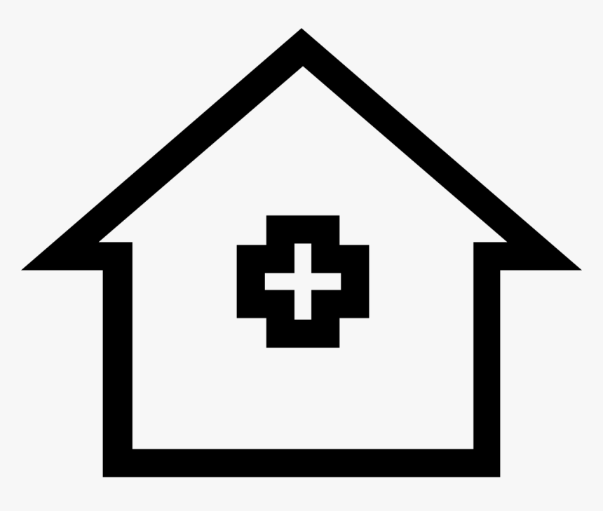 Hospital Home - Housing Symbols, HD Png Download, Free Download