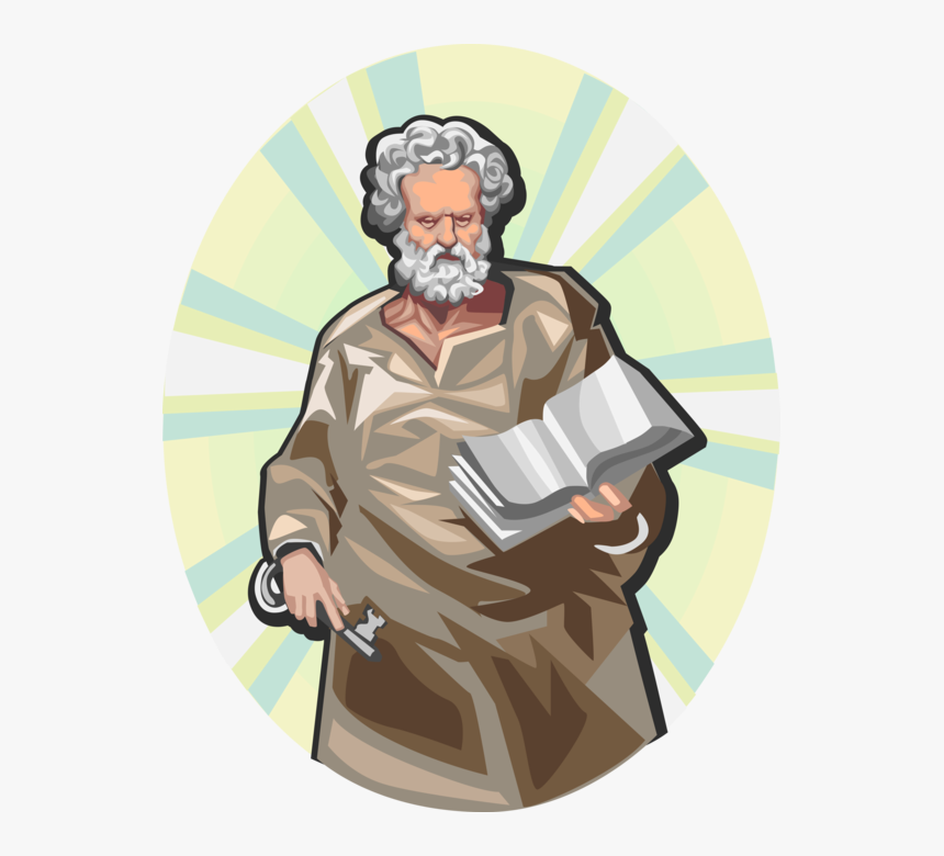 Vector Illustration Of St - St Peter Clipart, HD Png Download, Free Download