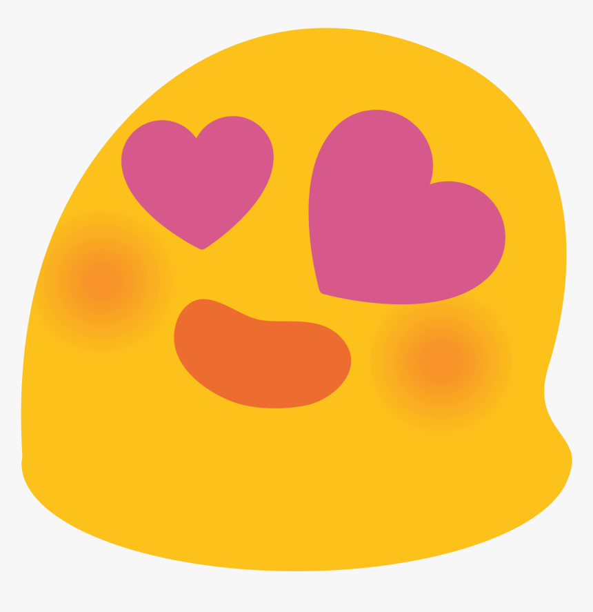 Emoji Double Heart Png - Google Heart Eyes Emoji, Transparent Png, Free Download