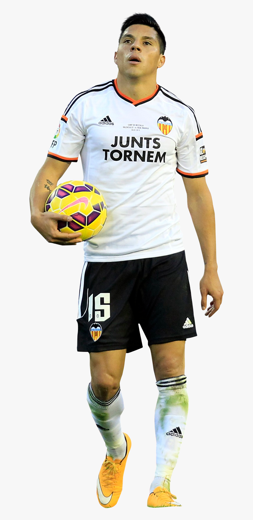 Enzo Perez render - Valencia Players Png, Transparent Png, Free Download