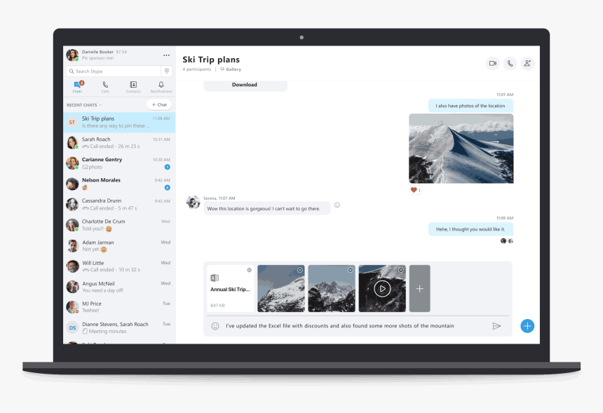 Skype Image Preview - Skype 2019 New Features, HD Png Download, Free Download