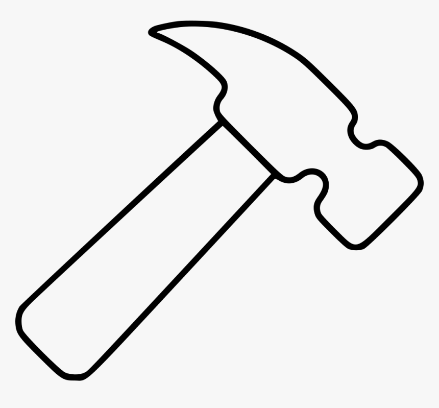 Transparent Hammer Png Icon - Line Art, Png Download, Free Download