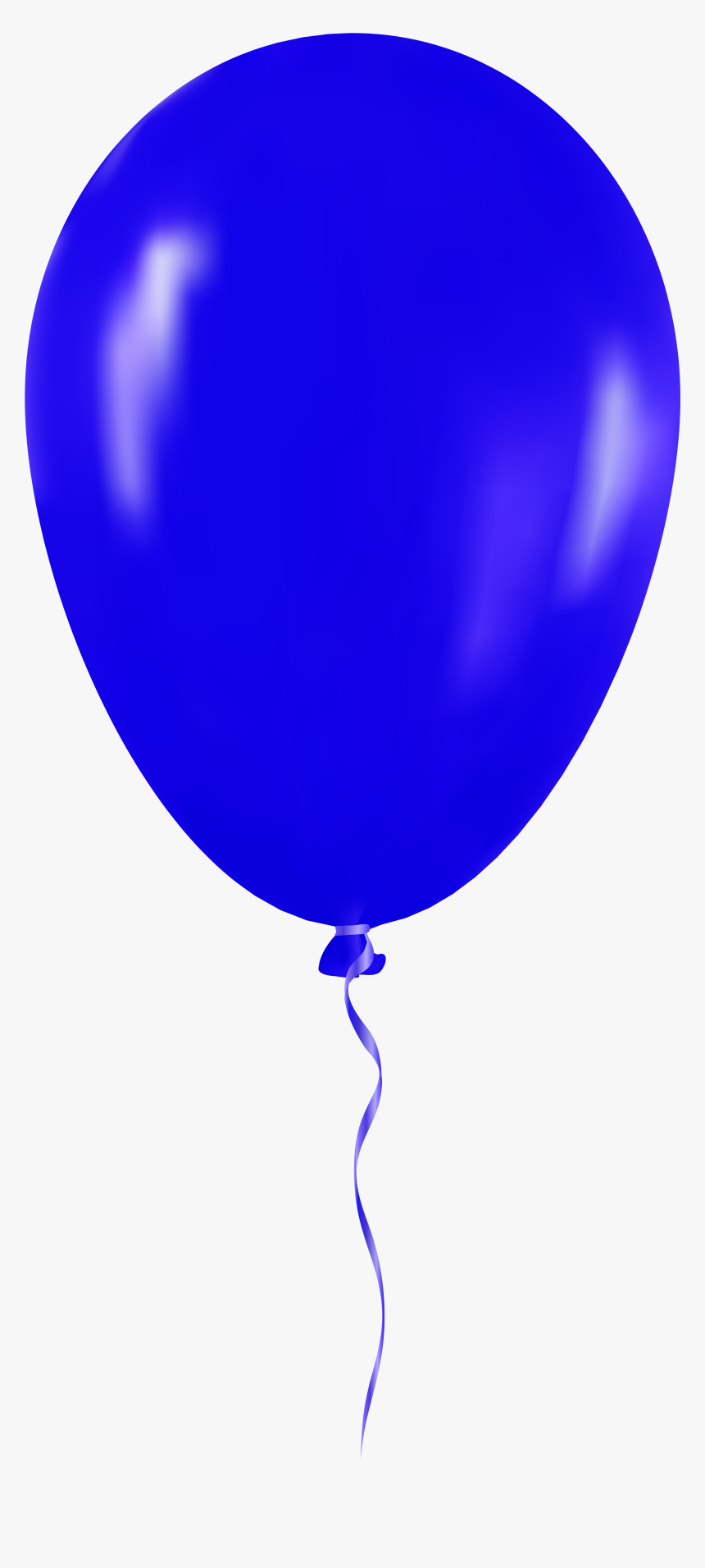 Blue Balloon Png Clip Art - Purple Balloon Clipart Png, Transparent Png, Free Download