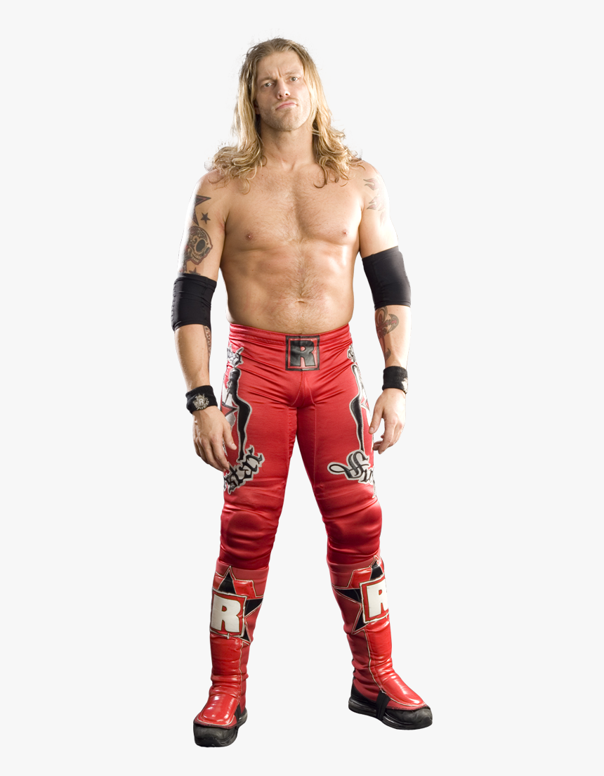 Sport, Red, Men, Edge Png Transparent Png Images - Wwe Edge Intercontinental Championship, Png Download, Free Download