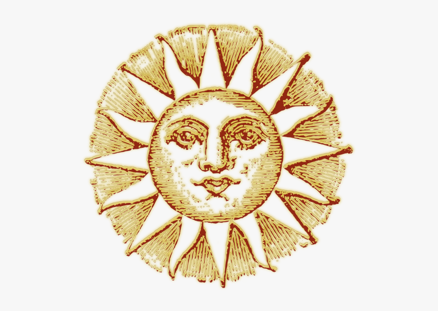 Vintage Sun Png, Transparent Png, Free Download