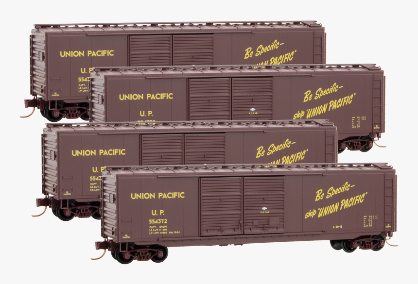 50’ Standard Boxcar - N Scale Boxcars, HD Png Download, Free Download