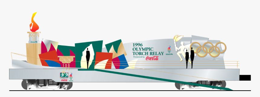 Medium Retina - Union Pacific Olympic Torch Relay Atlanta 1996, HD Png Download, Free Download