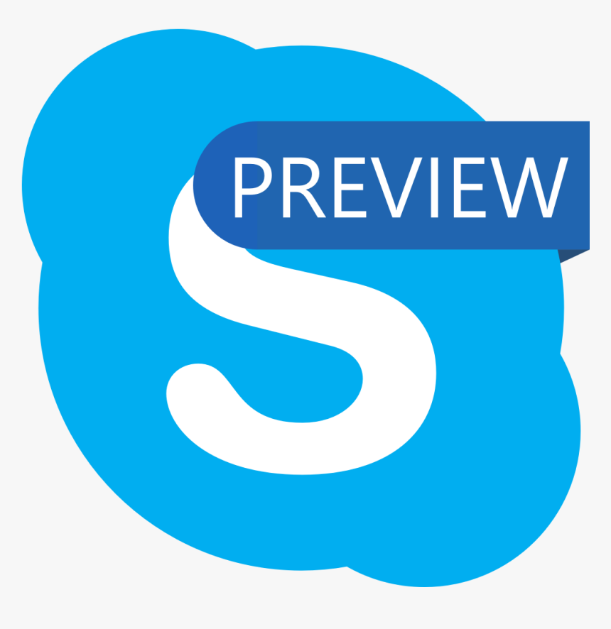 Skype Preview - Graphic Design, HD Png Download, Free Download