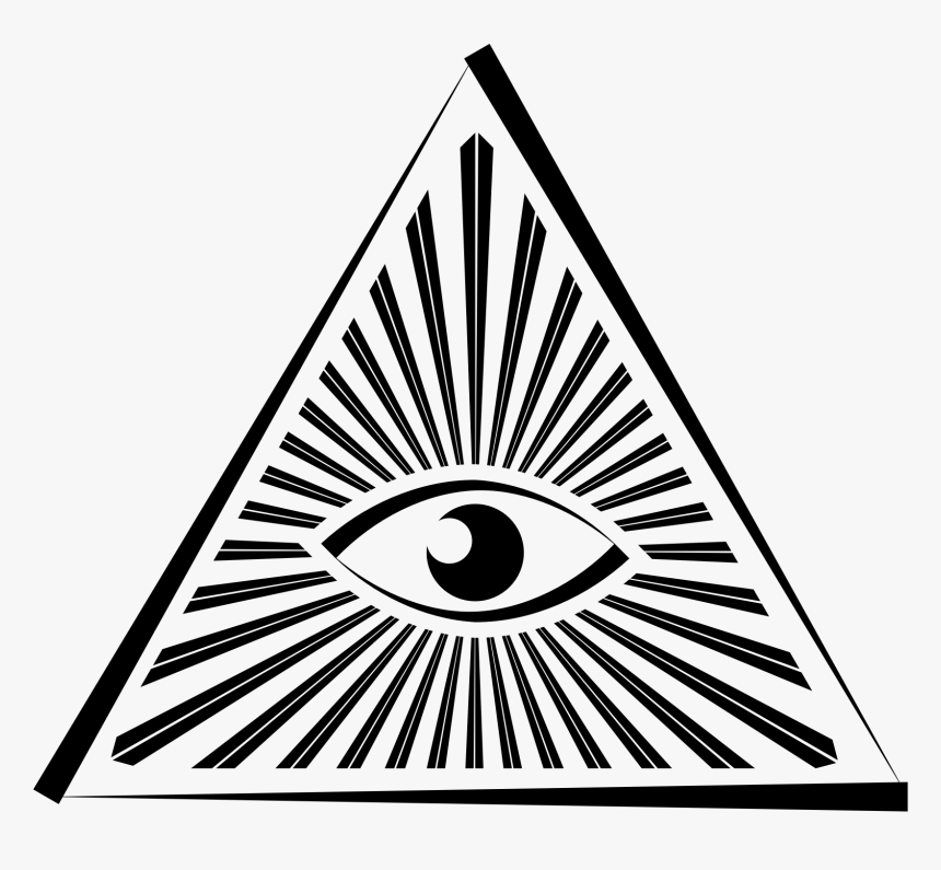 Black Pyramid Png - All Seeing Eye Pdf, Transparent Png, Free Download