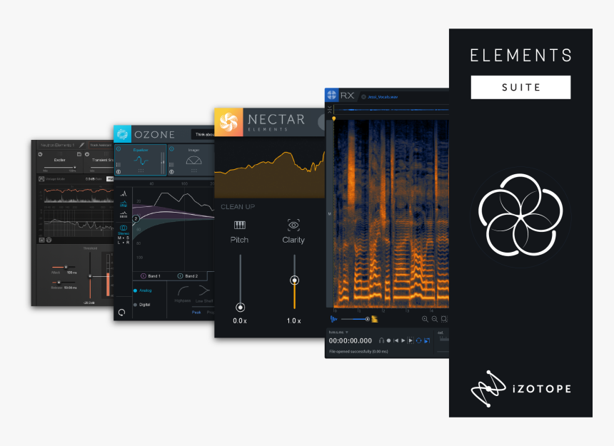 Transparent Futuristic Interface Png - Izotope Elements Suite V2 00, Png Download, Free Download