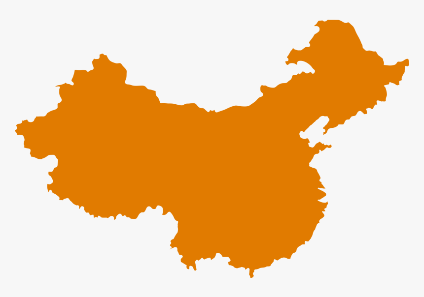 History Of China Map Royalty-free - Map Of China Shape, HD Png Download, Free Download