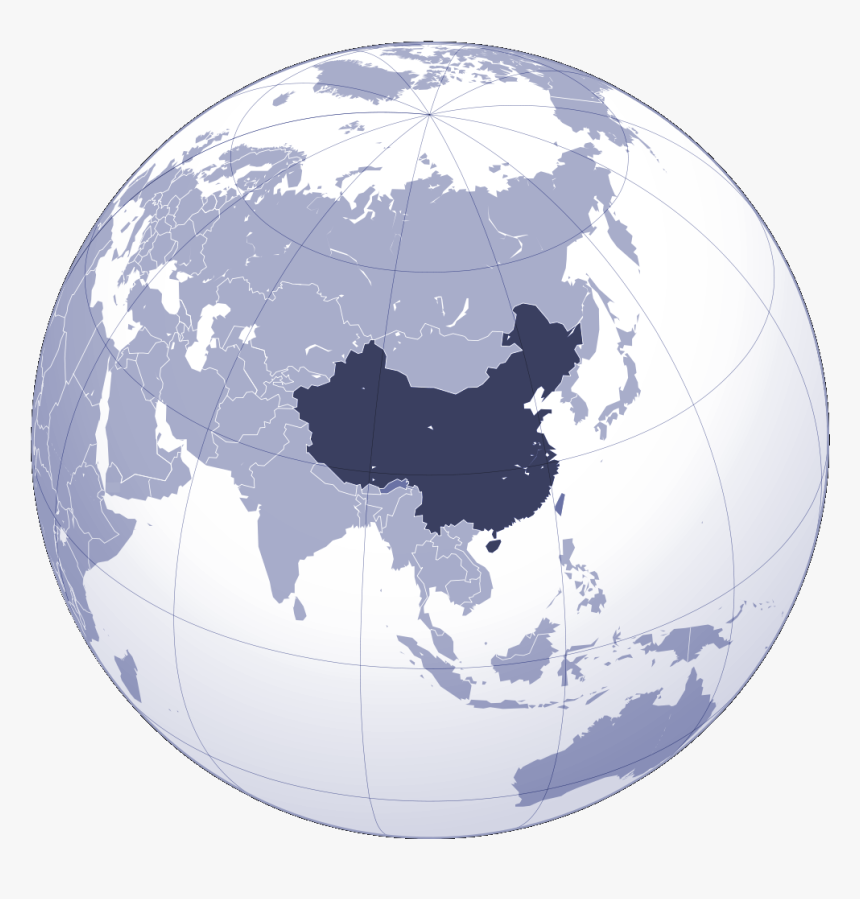 Where Is China Located Large Map - Locator Map Of China, HD Png Download, Free Download