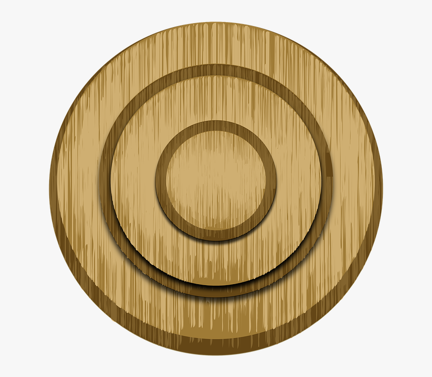 Wooden, Circle, Target, Wood, Geometry - Target Wood, HD Png Download, Free Download