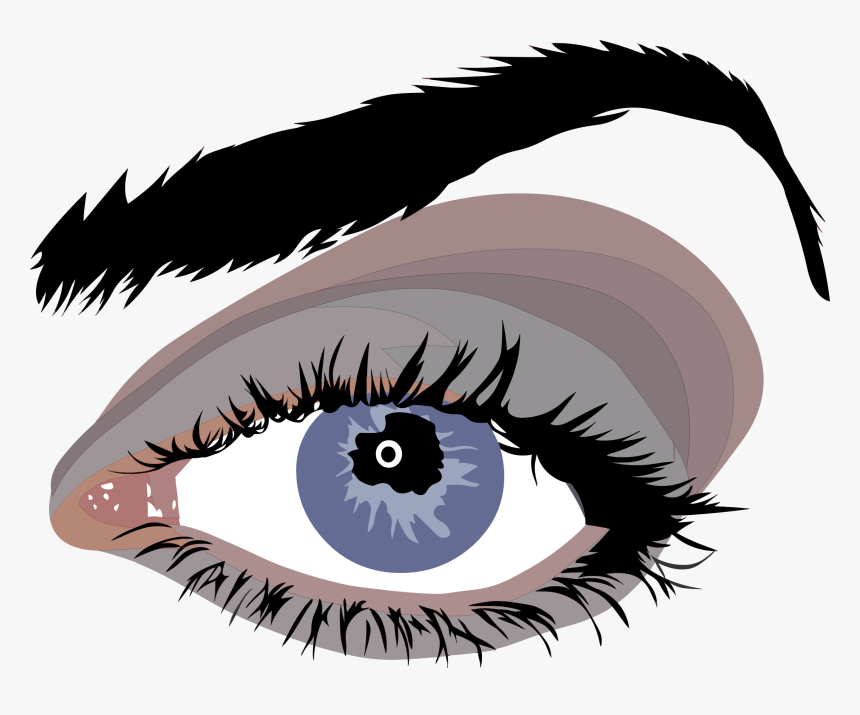 Female Eye Clip Arts - Eyelash Vector Png, Transparent Png, Free Download