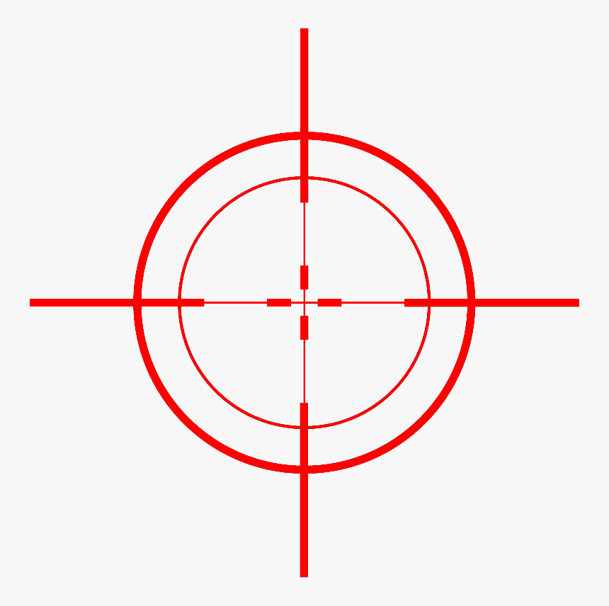 Transparent Periscope Png - Red Sniper Scope Png, Png Download, Free Download