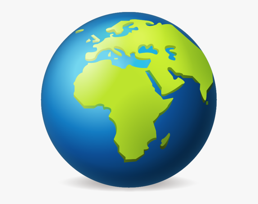 Download Earth Globe Europe Africa Emoji Image In Png - World Emoji Png, Transparent Png, Free Download