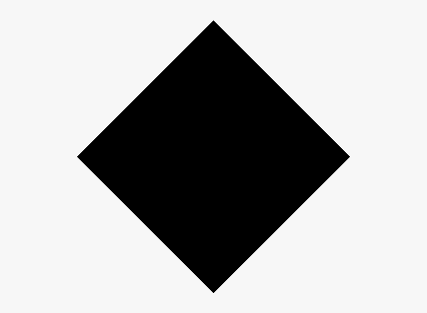 Ski Trail Rating Symbol-black Diamond - Triangle, HD Png Download, Free Download