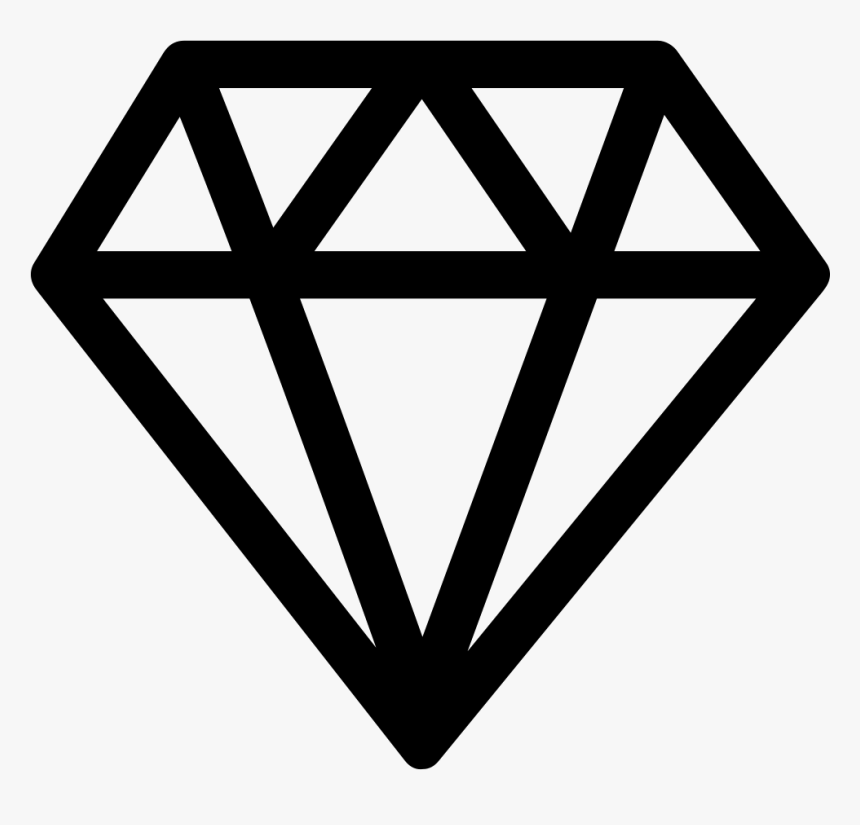 Free Vector Diamond Icon, HD Png Download, Free Download