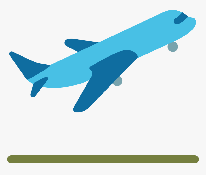 Airplane Emoji Png - Airplane Travel Emoji, Transparent Png, Free Download