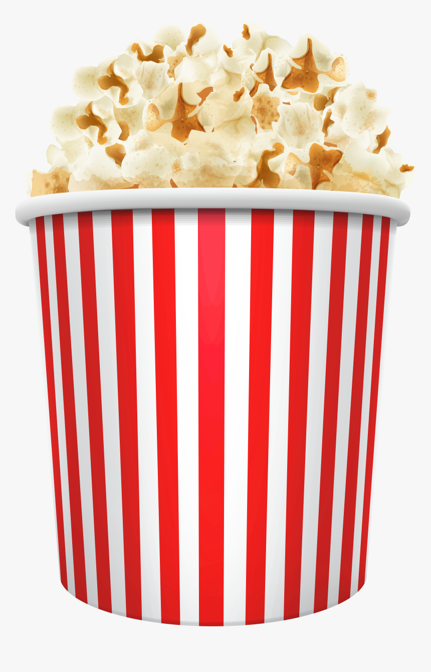 Popcorn Box Png Clip Art - Popcorn Png, Transparent Png, Free Download