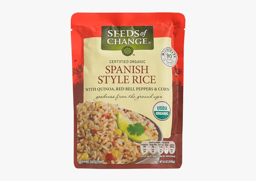 Brown Basmati Rice - Seeds Of Change Spanish Rice, HD Png Download, Free Download