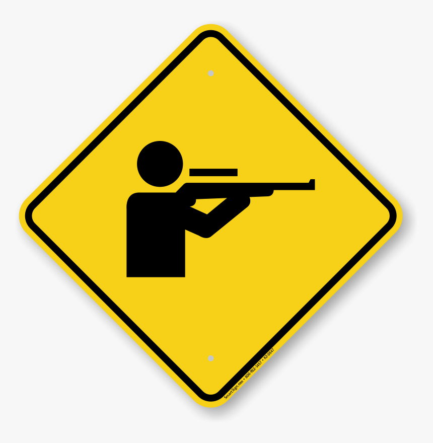 Rifle Range Symbol Sign - Safe First, HD Png Download, Free Download