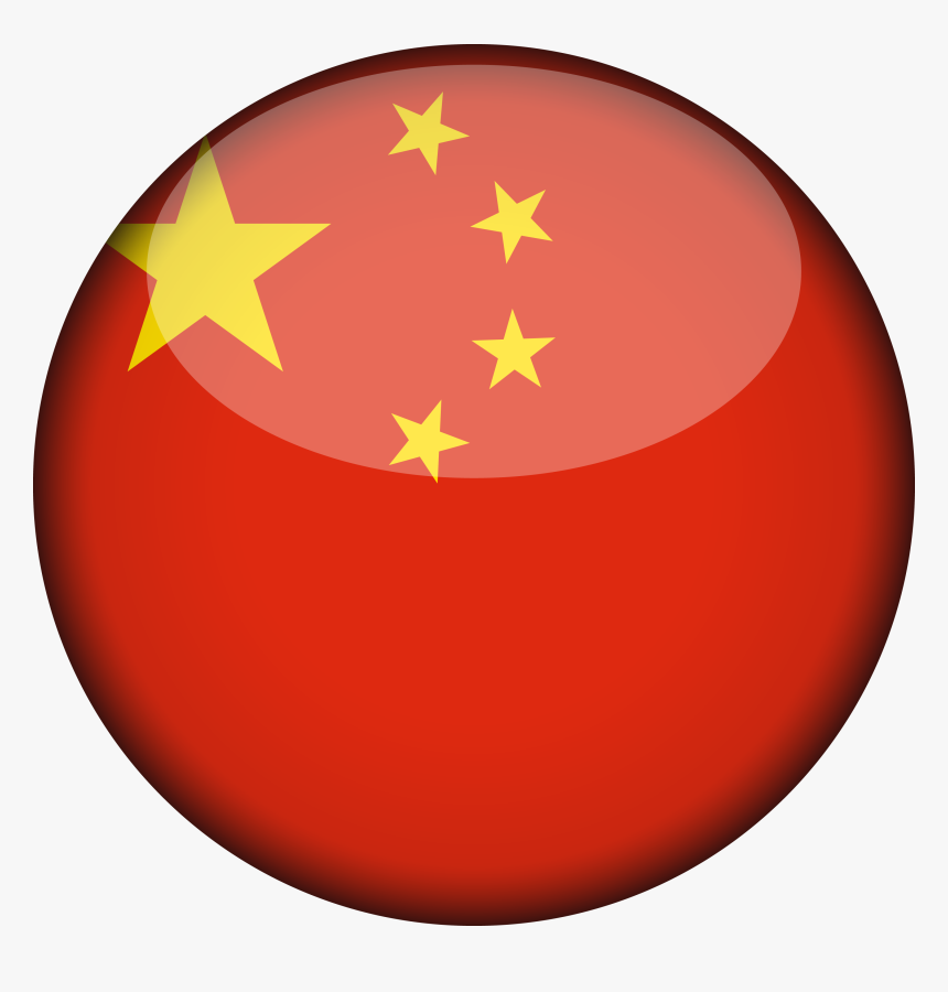 China Clipart Flag China - China Flag Round Png, Transparent Png, Free Download