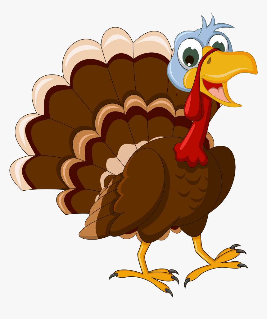 Turkey Cartoon Clip Art - Transparent Background Turkey, HD Png Download, Free Download