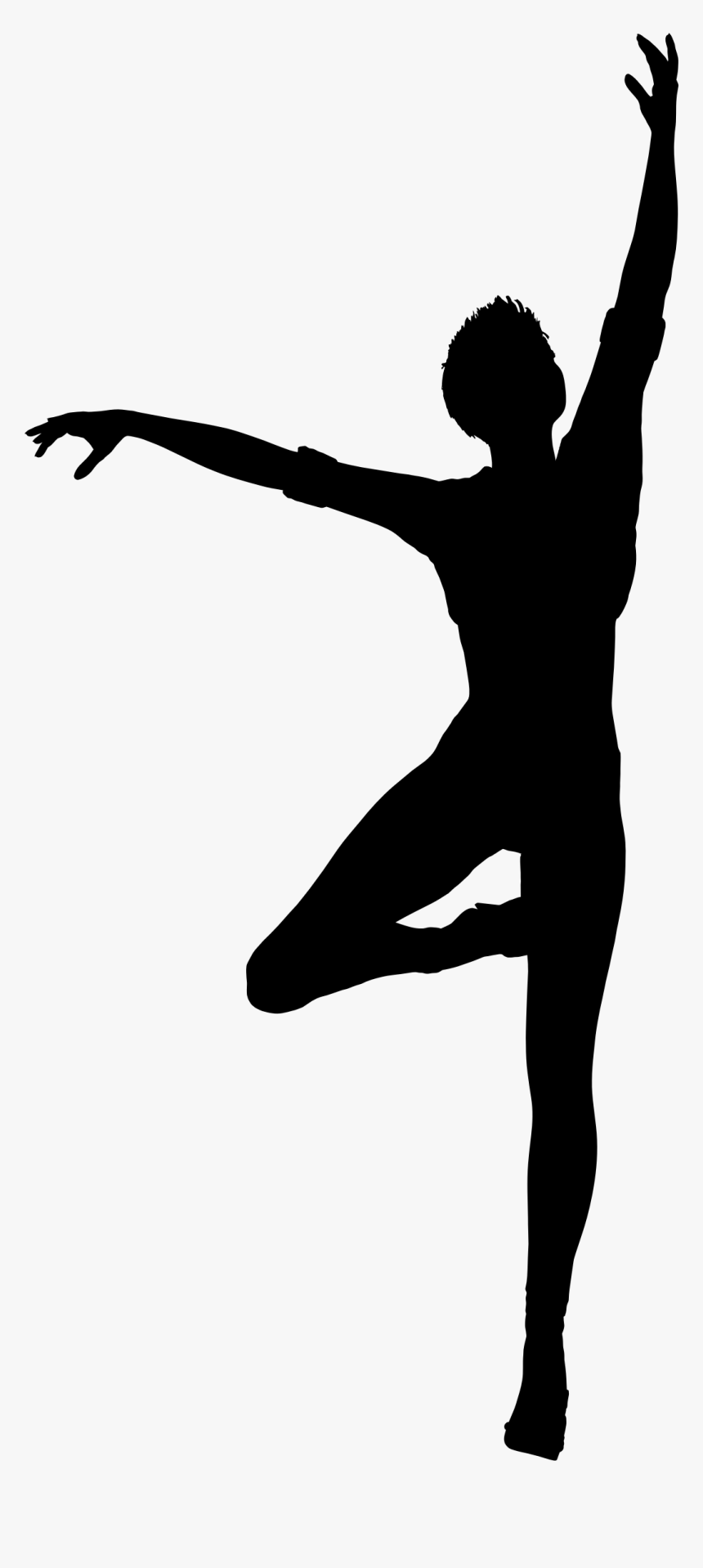 Clipart Person Dance - Dancing Woman Silhouette Png, Transparent Png, Free Download