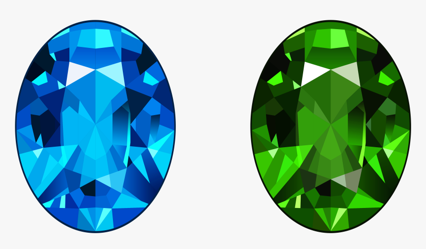 Gemstone Diamond Topaz Clip Art - Green Diamonds Png, Transparent Png, Free Download