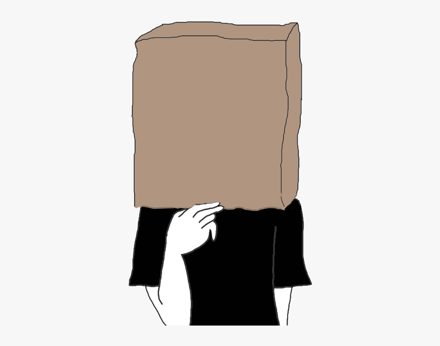 Paper Bag Over Your Head - Person With Bag Over Head, HD Png Download, Free Download