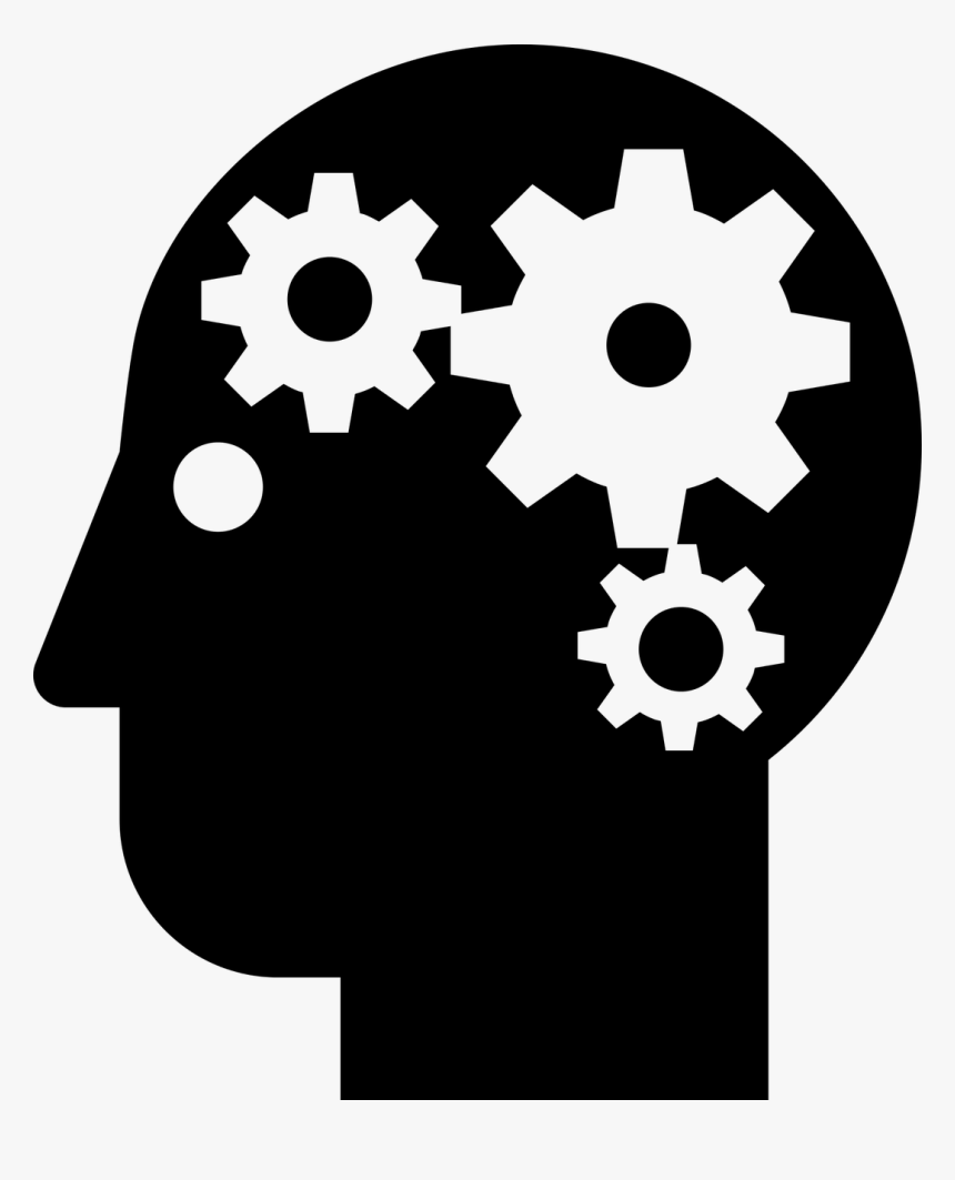 Brain With Cogs - Skills Clipart Black And White, HD Png Download, Free Download