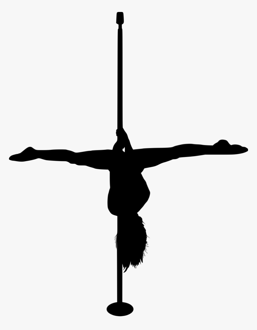 Transparent Person Dancing Png - Silhouette Pole Dance Png, Png Download, Free Download