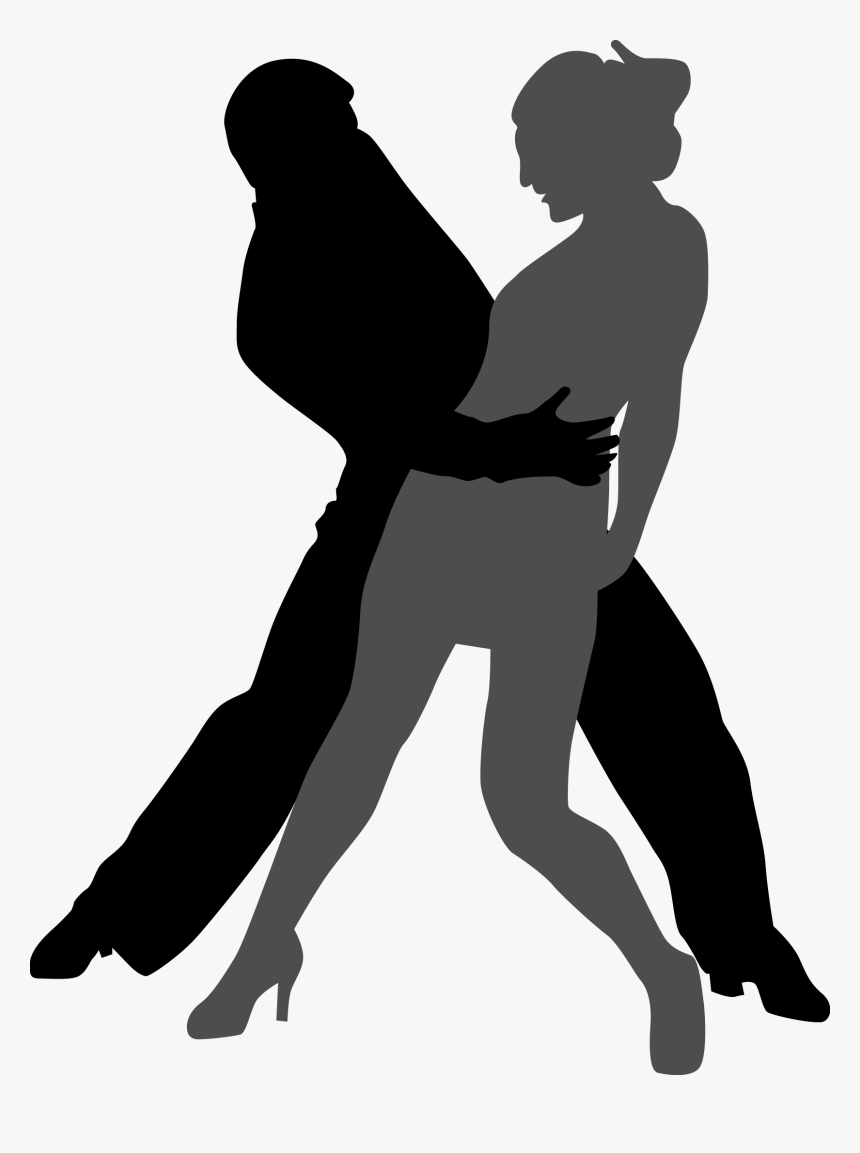 Silhouette Square Dance Ballroom Dance - Silhouette Man Dancing Ballroom, HD Png Download, Free Download