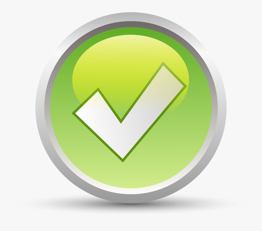 Accept Yes Checkmark Free Picture - Icono Aceptar Png, Transparent Png, Free Download
