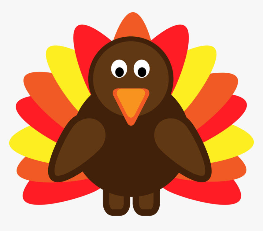 Transparent Turkey Cartoon Png - Transparent Thankful Thanksgiving Turkey, Png Download, Free Download