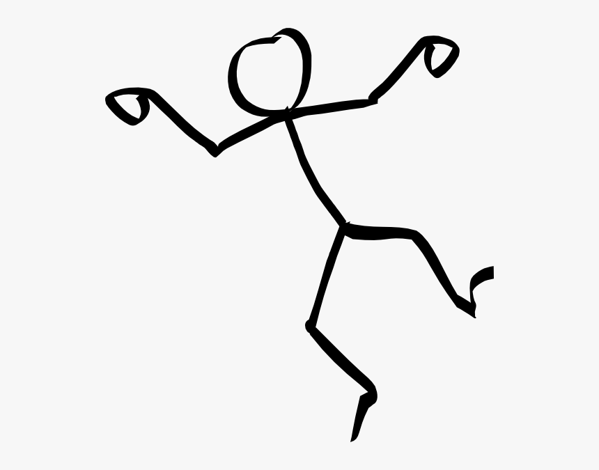 People Clipart Dancing Free - Stick Figure Transparent Background, HD Png Download, Free Download