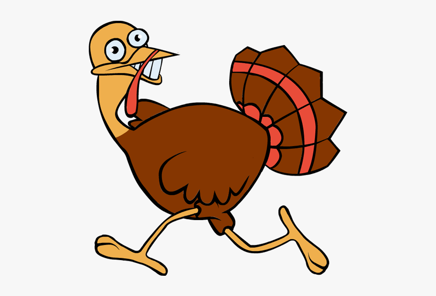 Clip Art Cartoon Turkey Running - Chicken With Its Head Cut Off Transparent, HD Png Download, Free Download