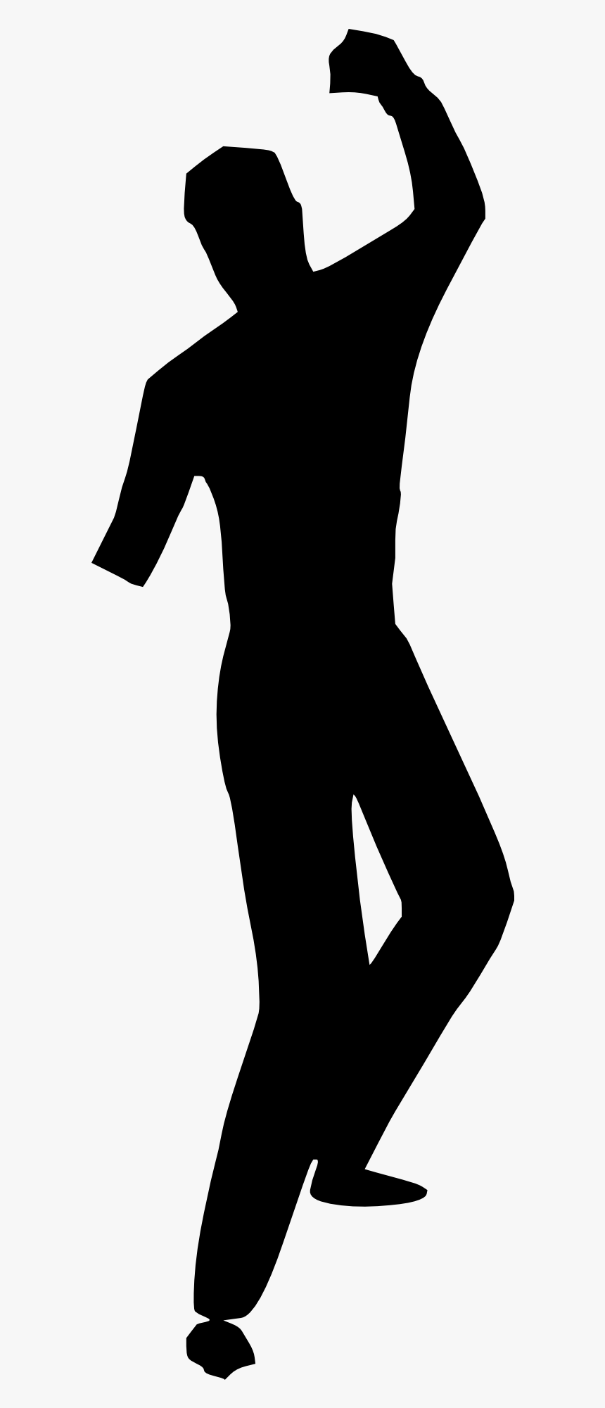 Silueta Hombre Bailando Salsa, HD Png Download, Free Download