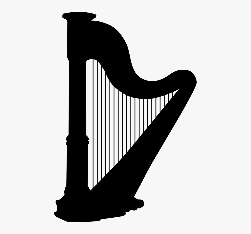 Arpa, Instrumento Musical, Instrumento De Cuerda - Harp Clip Art, HD Png Download, Free Download