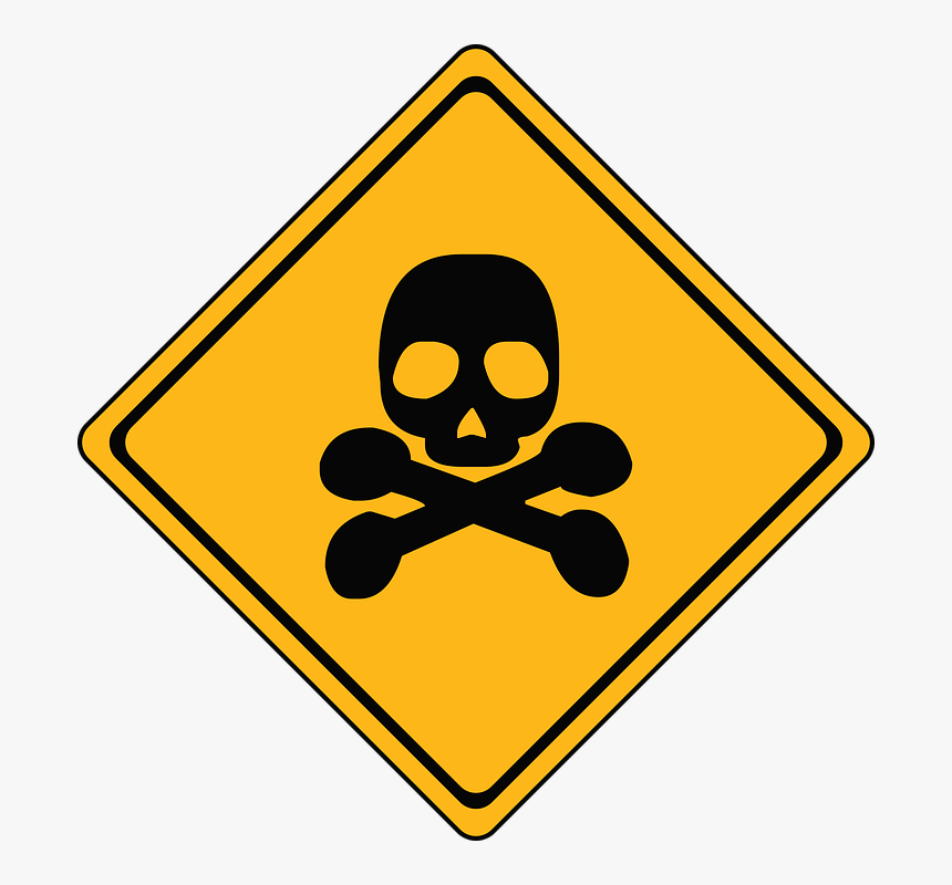 Danger, Toxic, Panel, Attention, Signalling, Protection - Steep Hill Ahead Sign, HD Png Download, Free Download